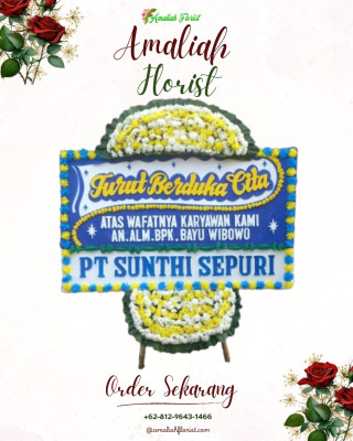 Papan Bunga Duka di Mokoau